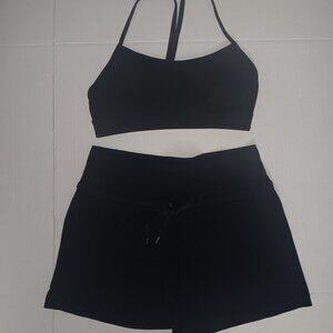 LULULEMON ACTIVEWEAR BUNDLE (1) SPORTS BRA & (1)  SHORTS